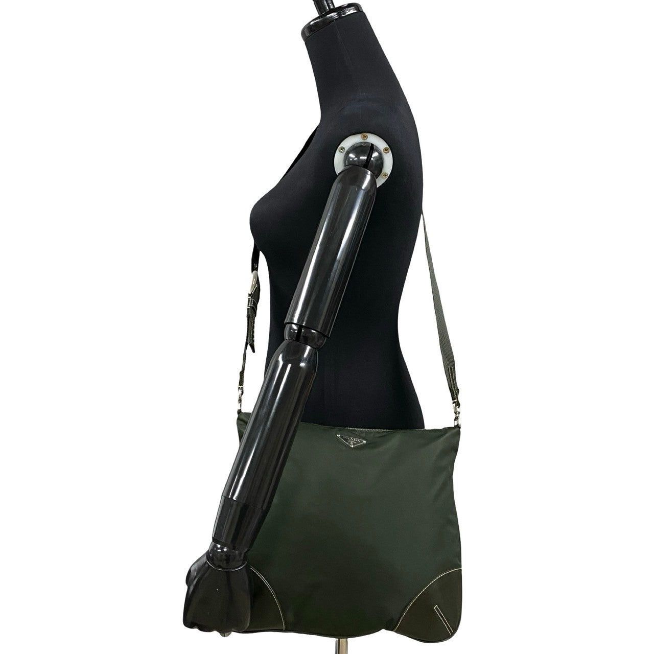 Prada Prada Shoulder Bag Green Synthetic Size ONE SIZE - 2 Thumbnail