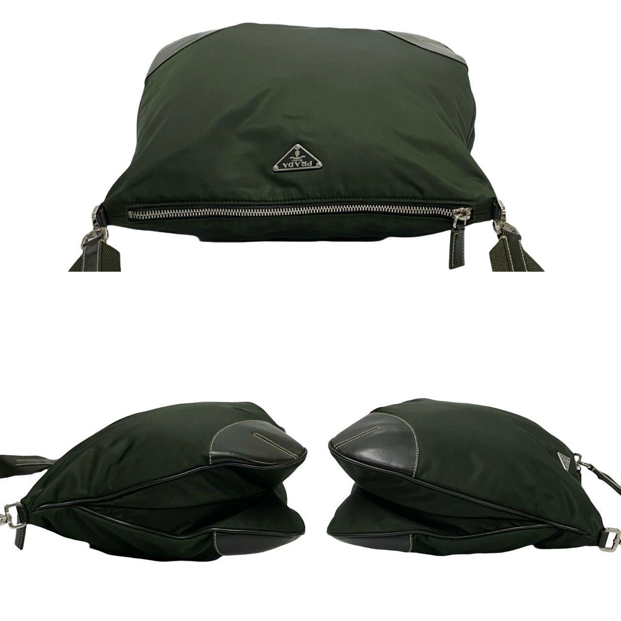 Prada Prada Shoulder Bag Green Synthetic Size ONE SIZE - 5 Thumbnail