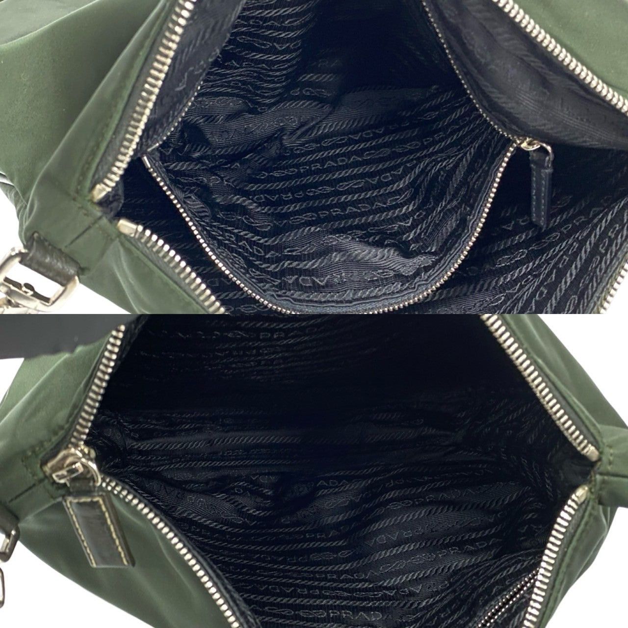 Prada Prada Shoulder Bag Green Synthetic Size ONE SIZE - 8 Thumbnail