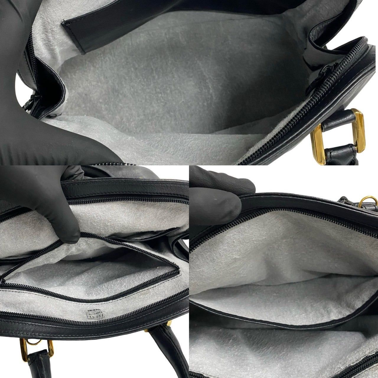 Loewe Loewe Handbag Black Leather Size ONE SIZE - 8 Thumbnail