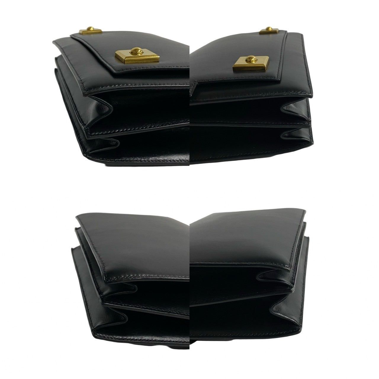 Hermes Hermes Handbag Black Leather Size ONE SIZE - 7 Thumbnail