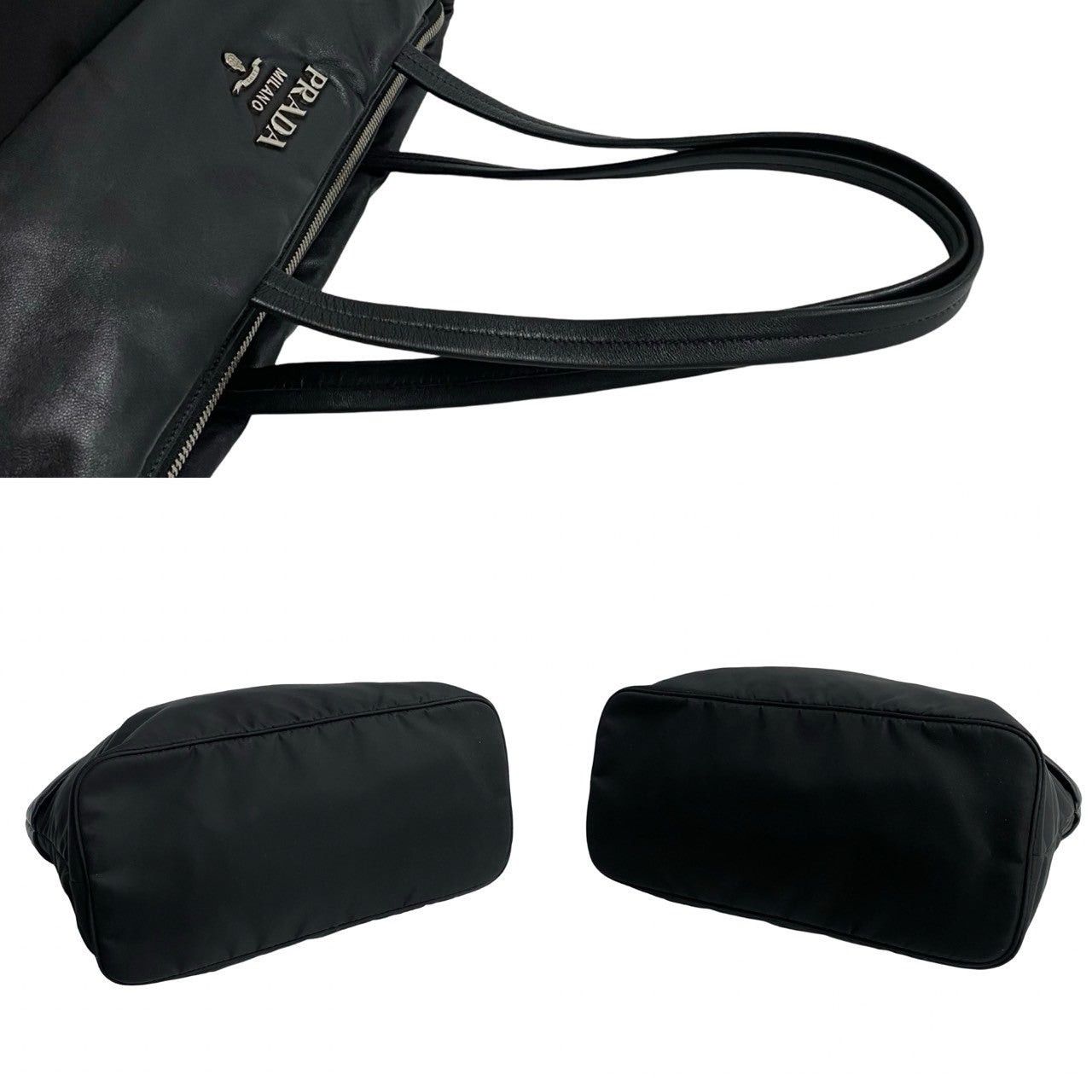 Prada Prada Tote Bag Black Synthetic Size ONE SIZE - 6 Thumbnail