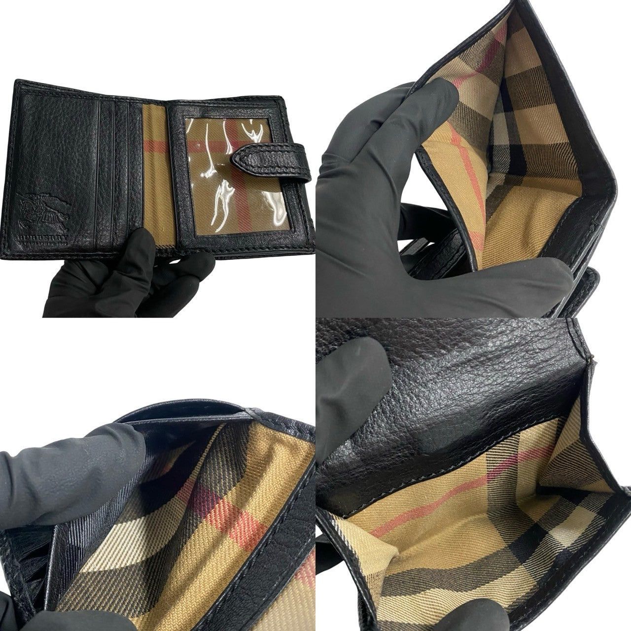 Burberry Burberry Wallets & Case Black Leather Size ONE SIZE - 8 Thumbnail