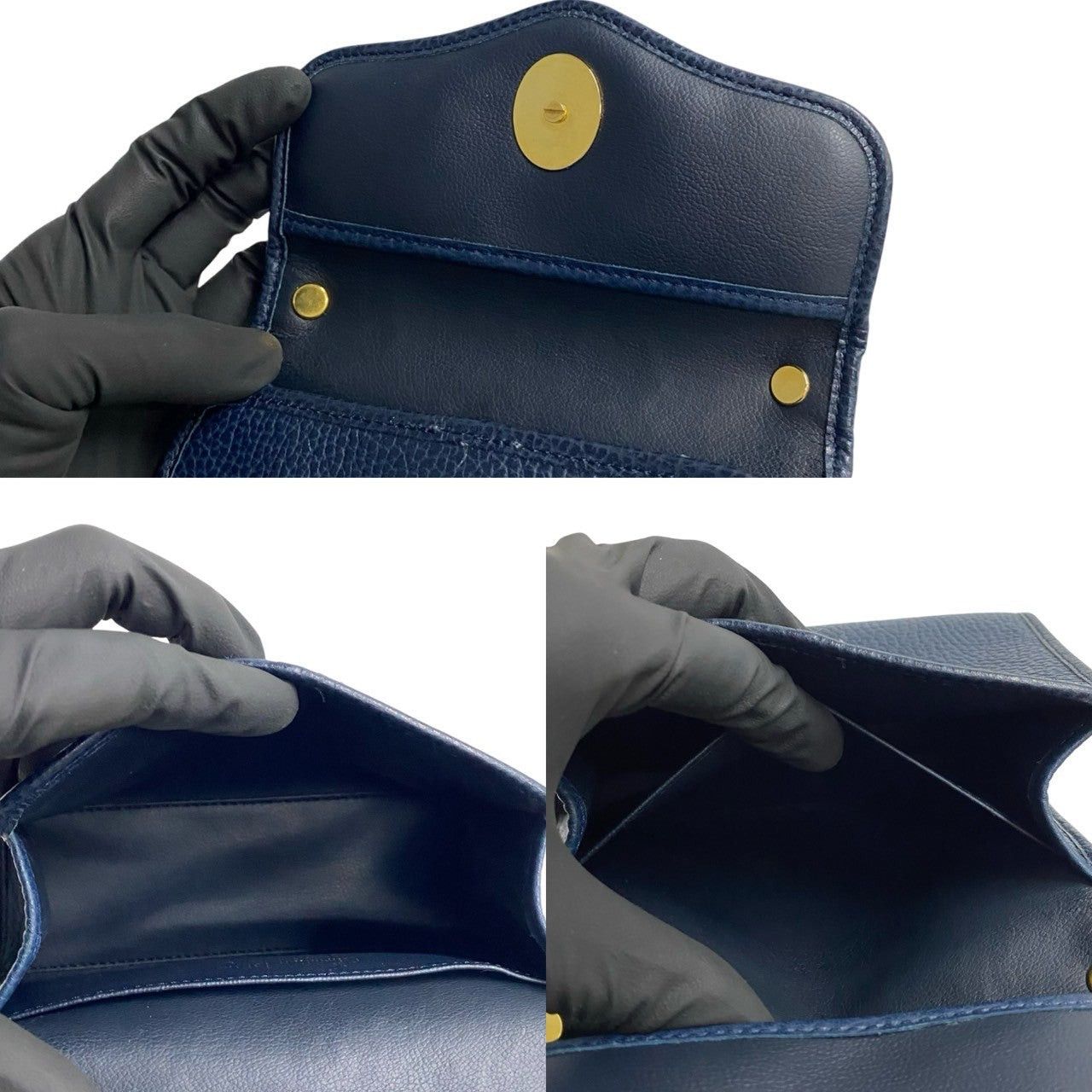Dior Dior Handbag Blue Leather Size ONE SIZE - 8 Thumbnail