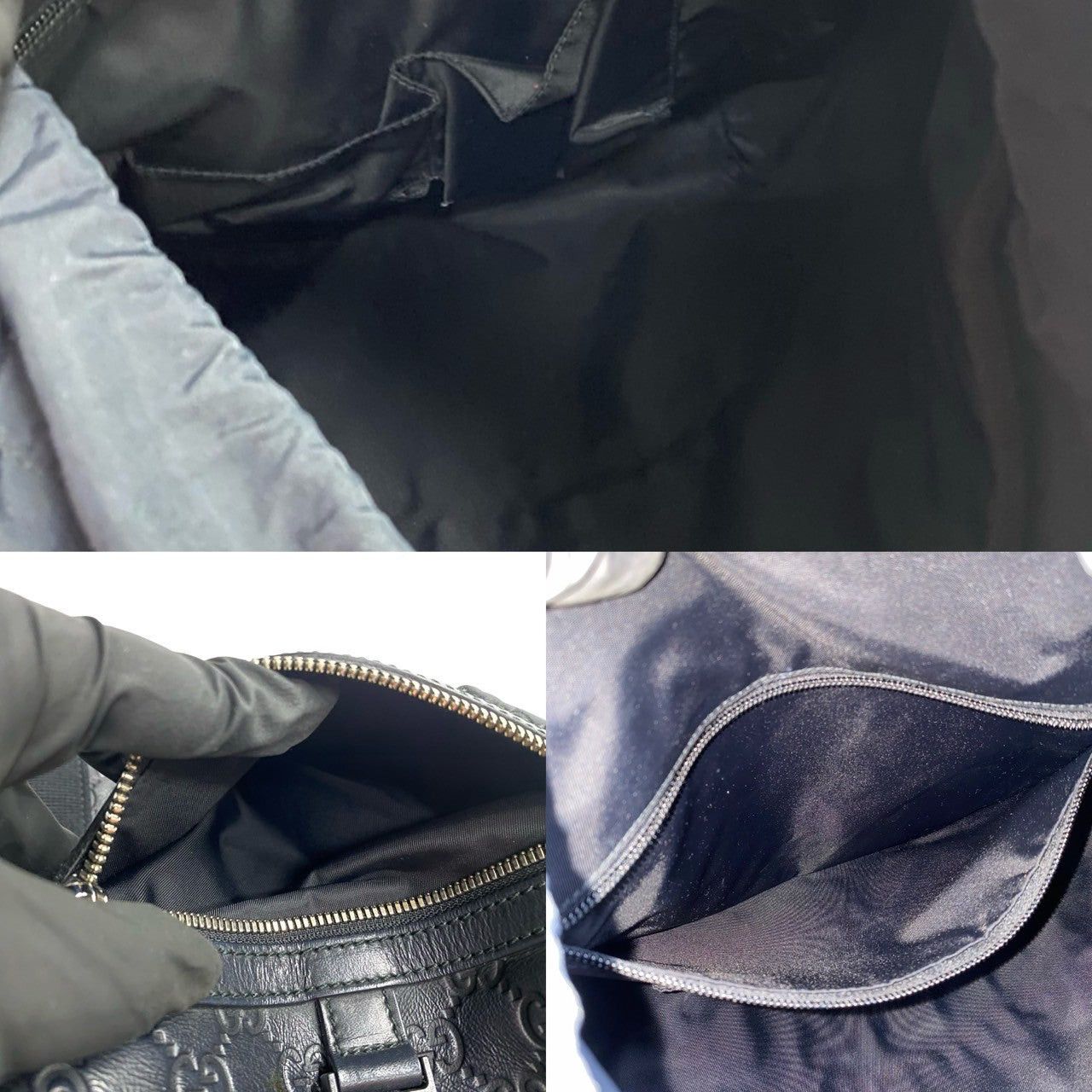 Gucci Gucci Backpack Black Leather Size ONE SIZE - 9 Thumbnail