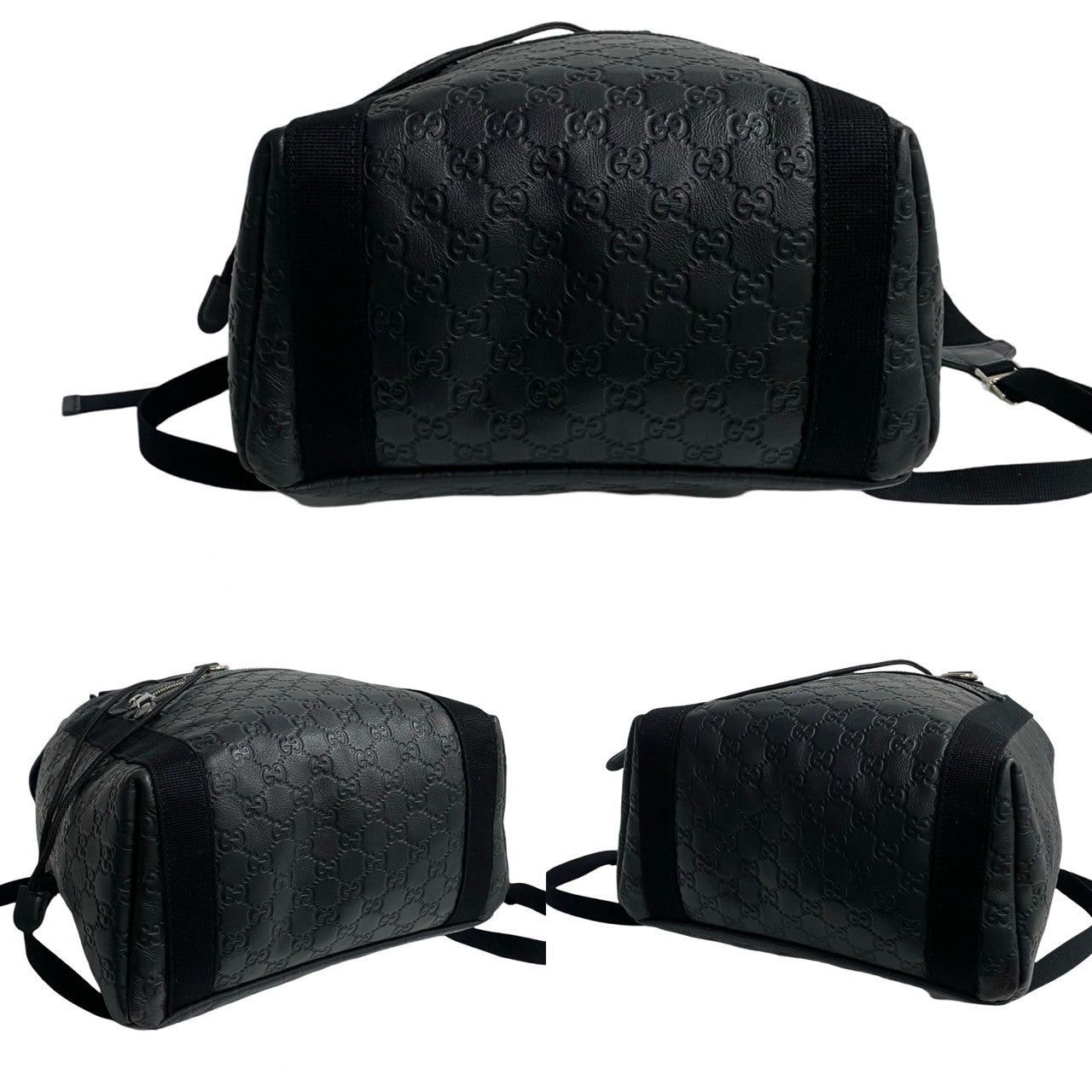Gucci Gucci Backpack Black Leather Size ONE SIZE - 7 Thumbnail