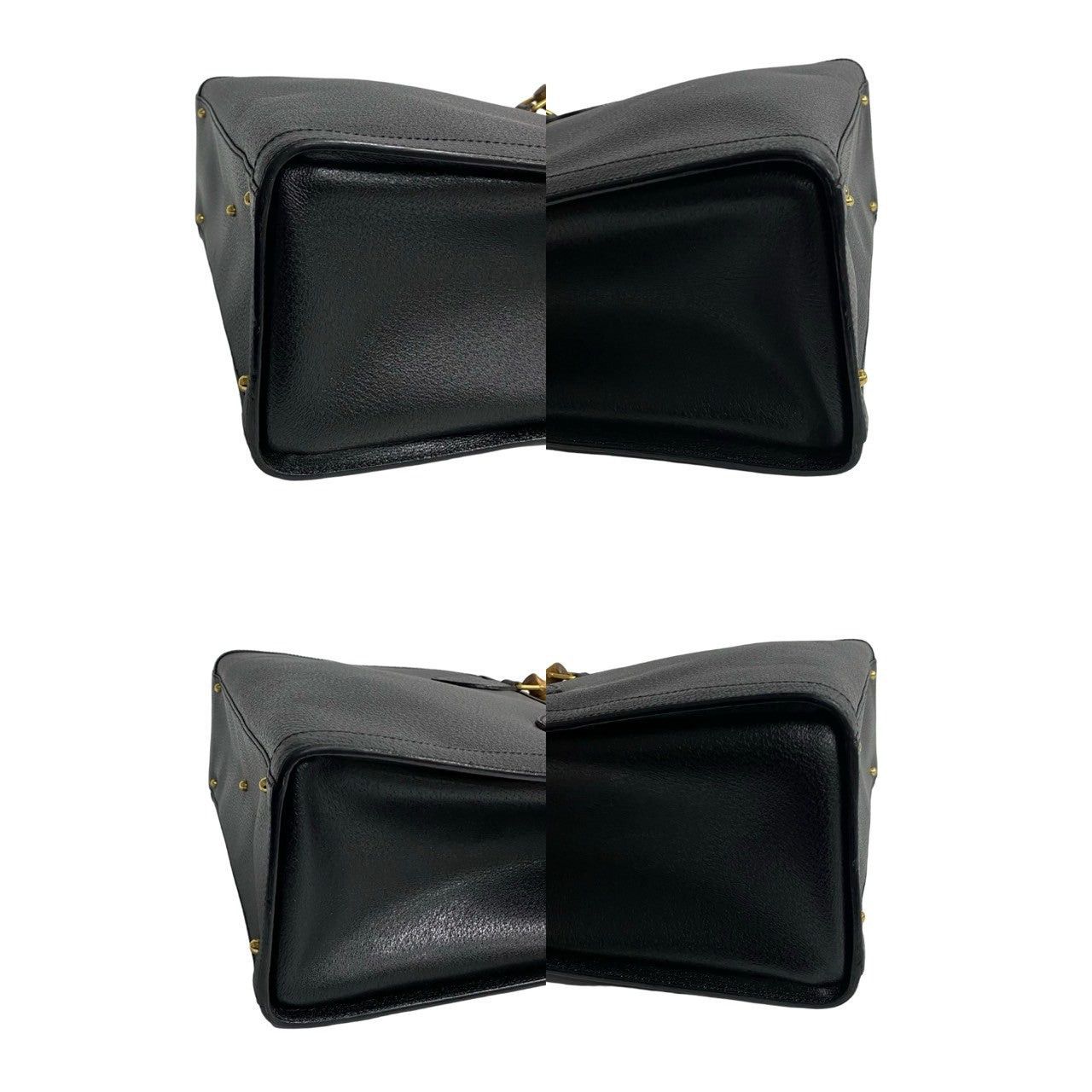 Gucci Gucci Handbag Black Leather Size ONE SIZE - 7 Thumbnail