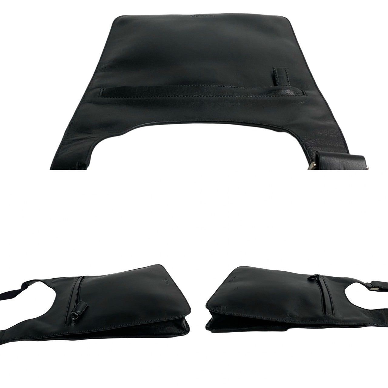 Prada Prada Shoulder Bag Black Leather Size ONE SIZE - 5 Thumbnail