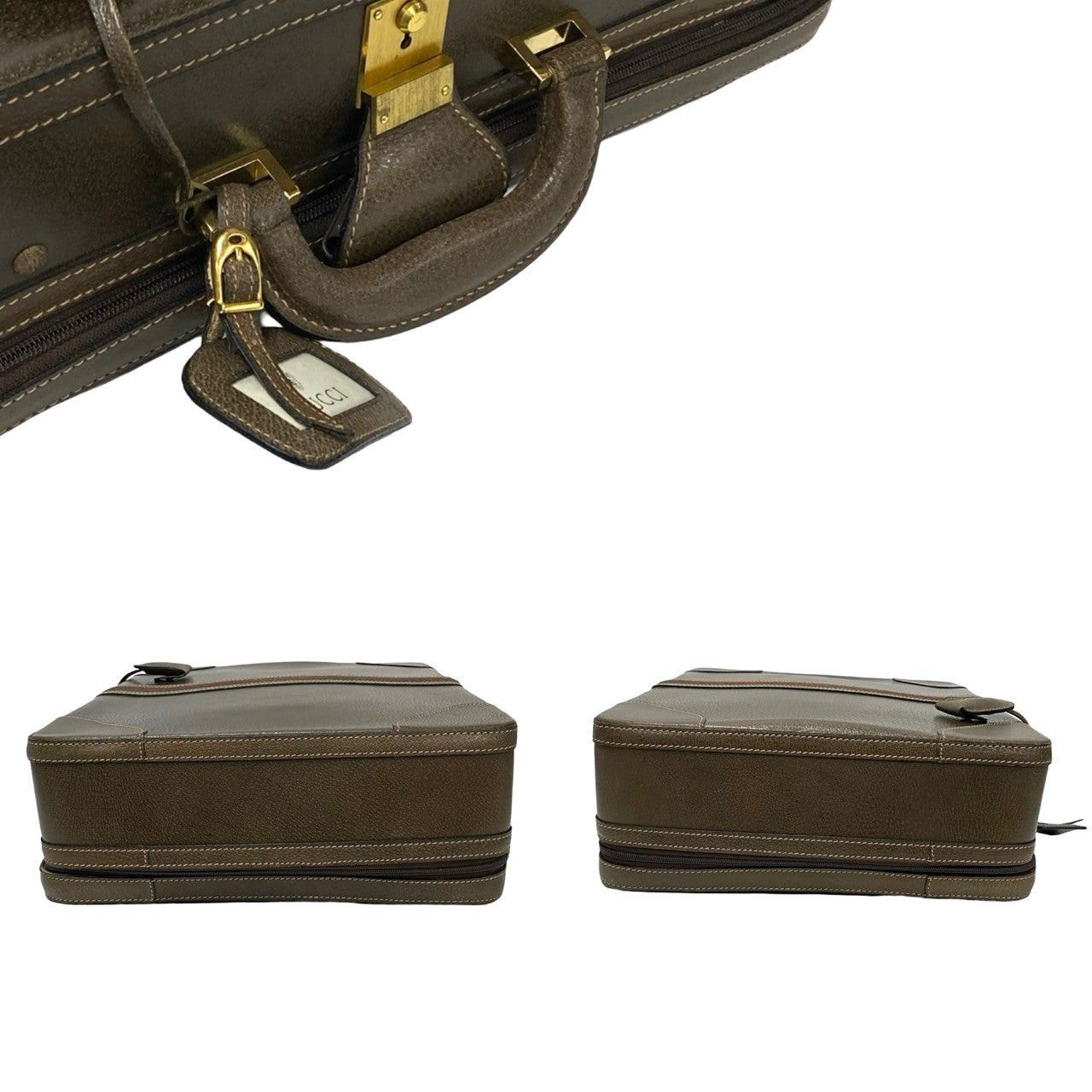 Gucci Gucci Handbag Brown Leather Size ONE SIZE - 5 Thumbnail