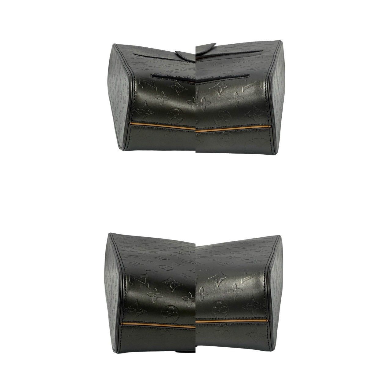 Louis Vuitton Louis Vuitton Tote Bag Black Leather Size ONE SIZE - 6 Thumbnail