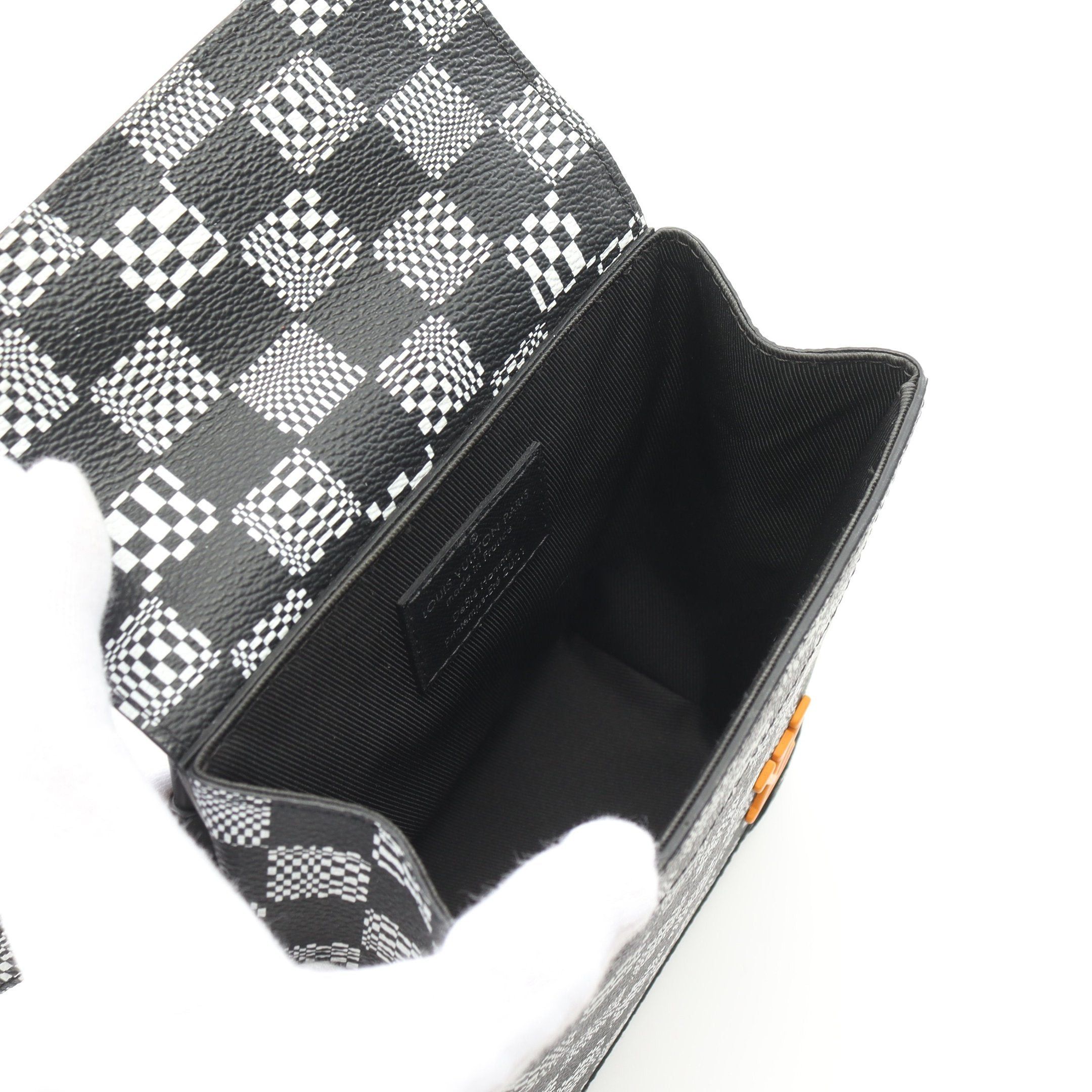 Louis Vuitton Louis Vuitton Steamer Xs Damier Distorted Shoulder Bag Black Size ONE SIZE - 3 Thumbnail