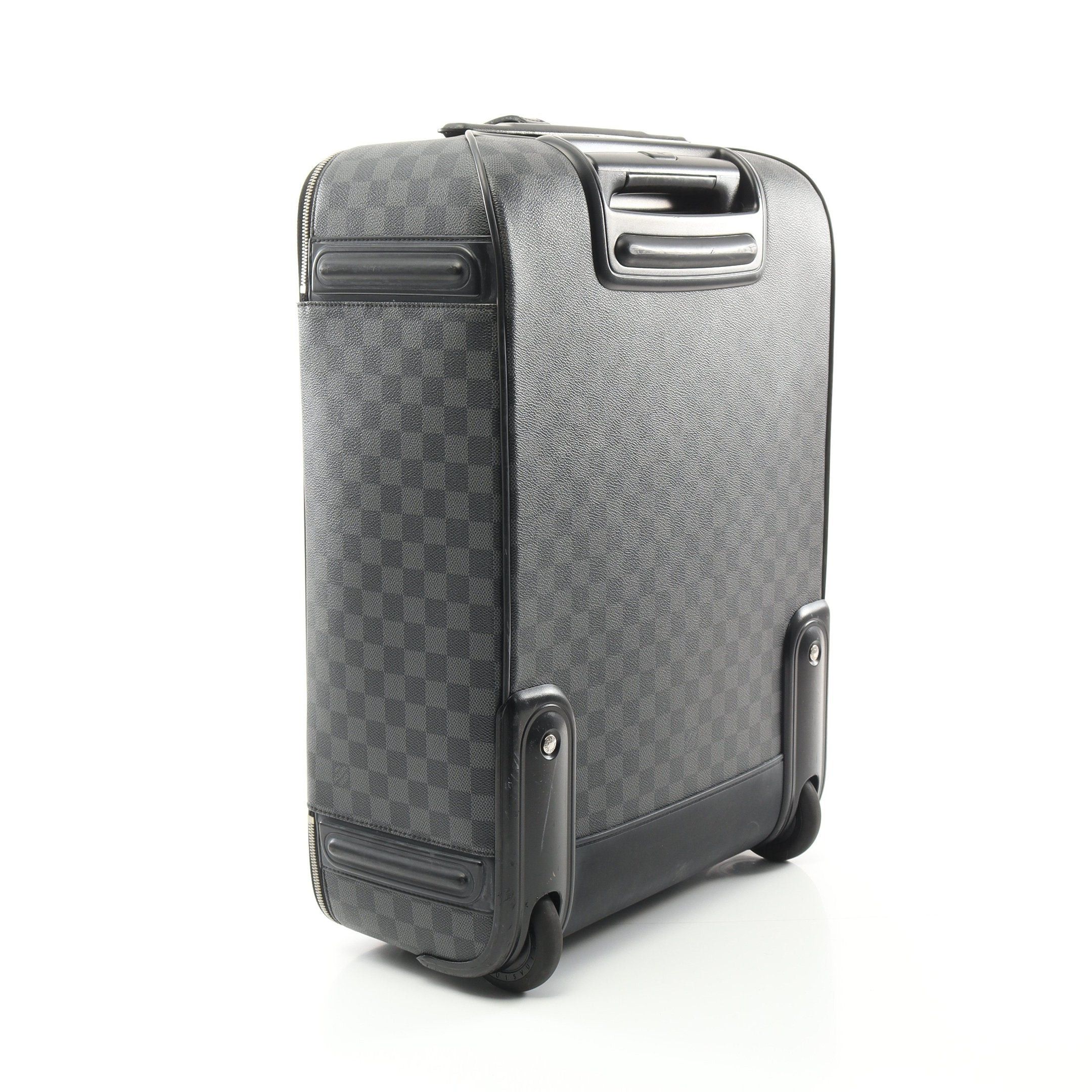 Louis Vuitton Louis Vuitton Pegas 55 Damier Graphite Carry Case Suitcase Leather Black Size ONE SIZE - 2 Thumbnail