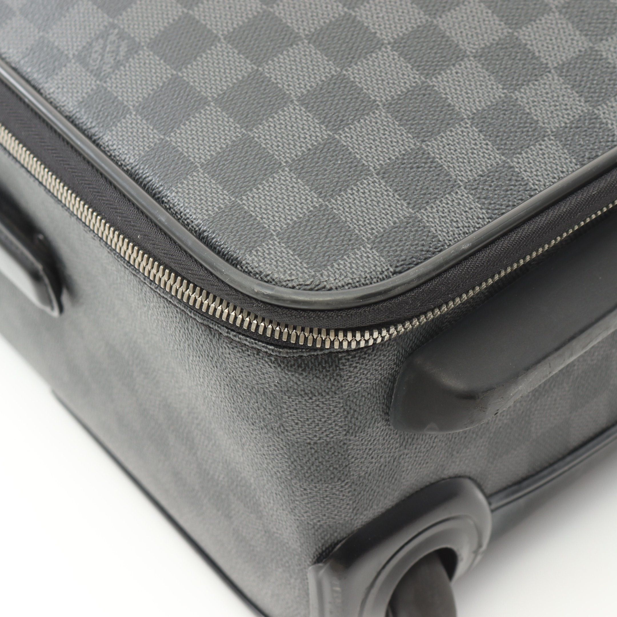 Louis Vuitton Louis Vuitton Pegas 55 Damier Graphite Carry Case Suitcase Leather Black Size ONE SIZE - 10 Thumbnail