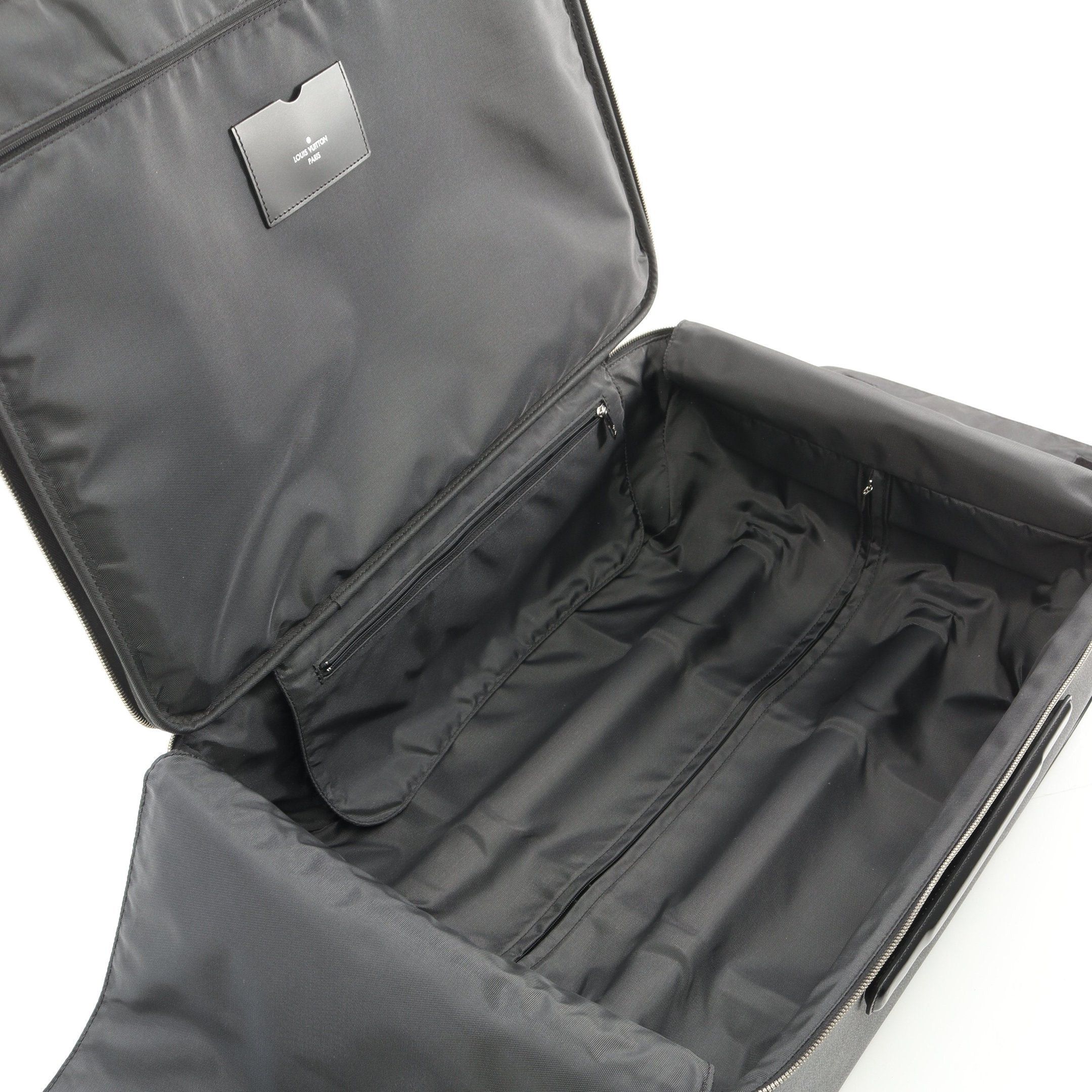 Louis Vuitton Louis Vuitton Pegas 55 Damier Graphite Carry Case Suitcase Leather Black Size ONE SIZE - 3 Thumbnail