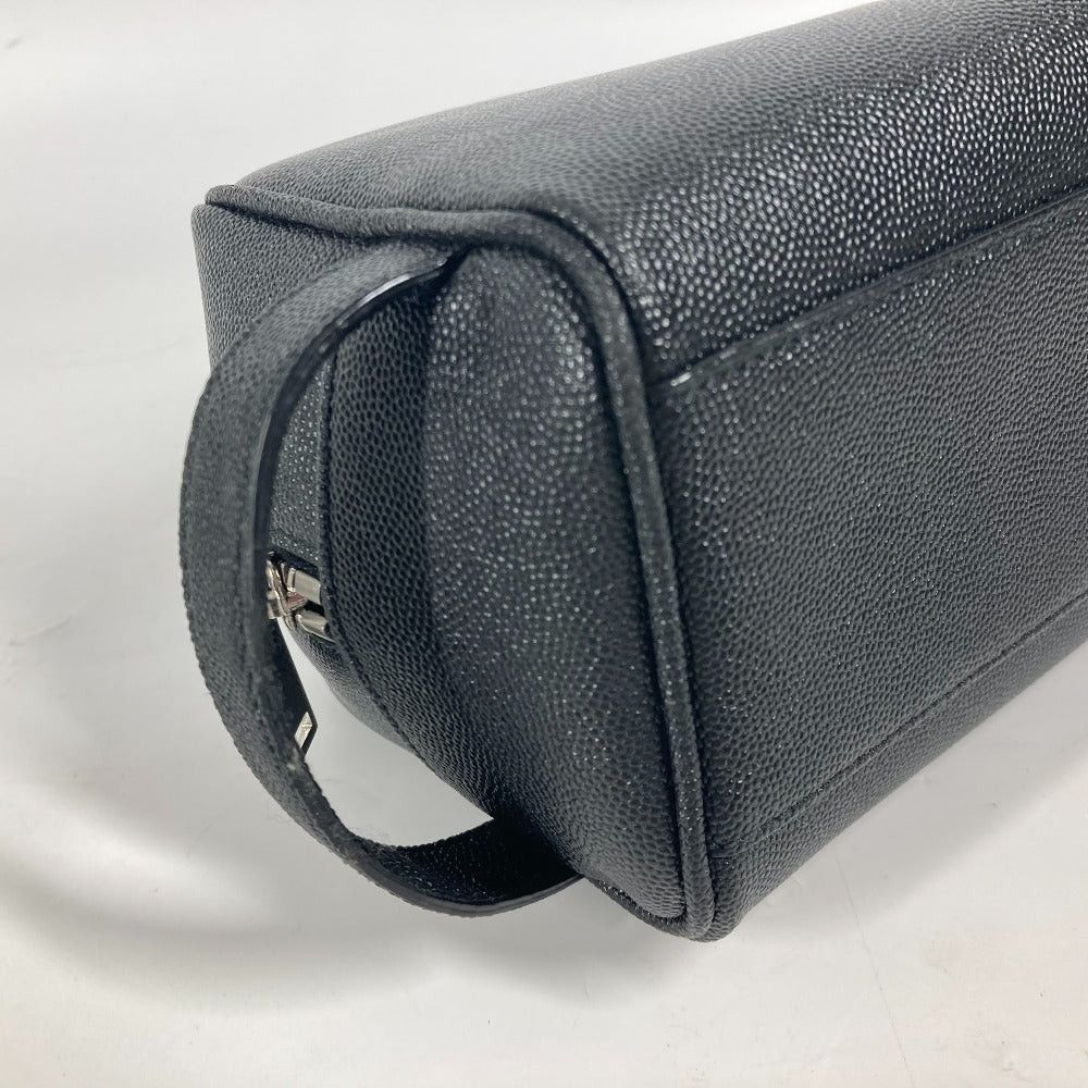 Saint Laurent Paris Saint Laurent Paris 609347 Logo Having A Handle On Grooming Case Pouch Briefcase Zippered Carrying Leather Men Size ONE SIZE - 9 Thumbnail