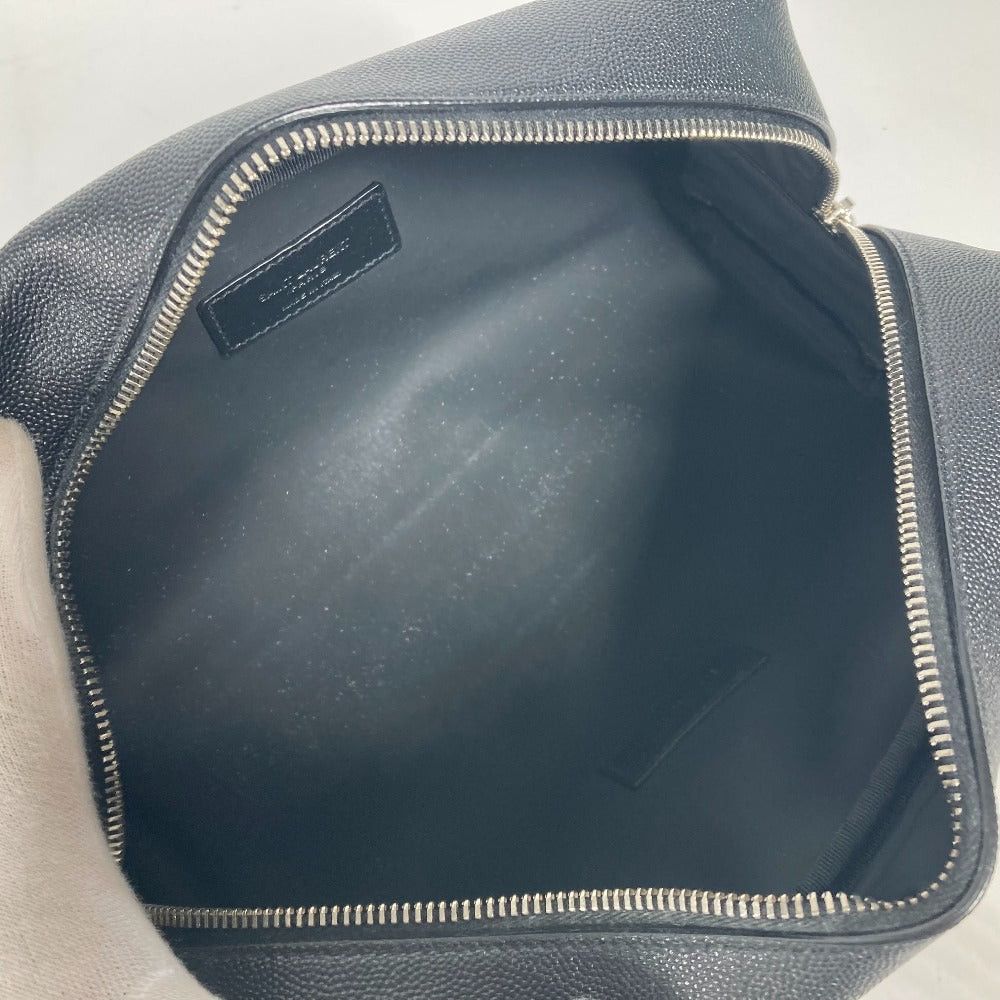 Saint Laurent Paris Saint Laurent Paris 609347 Logo Having A Handle On Grooming Case Pouch Briefcase Zippered Carrying Leather Men Size ONE SIZE - 13 Thumbnail