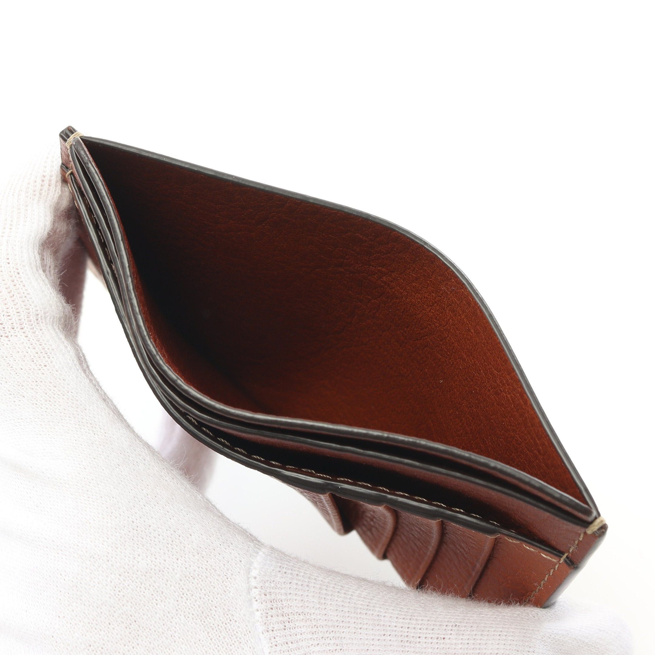 Brunello Cucinelli Brunello Cucinelli Card Case Name Holder Leather Brown Logo Size ONE SIZE - 3 Thumbnail