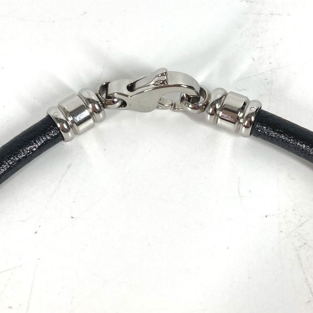 Bvlgari Bvlgari Logo Necklace Accessories Choker Leather Men Size ONE SIZE - 2 Thumbnail