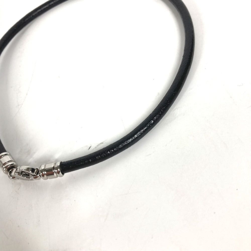 Bvlgari Bvlgari Logo Necklace Accessories Choker Leather Men Size ONE SIZE - 8 Thumbnail