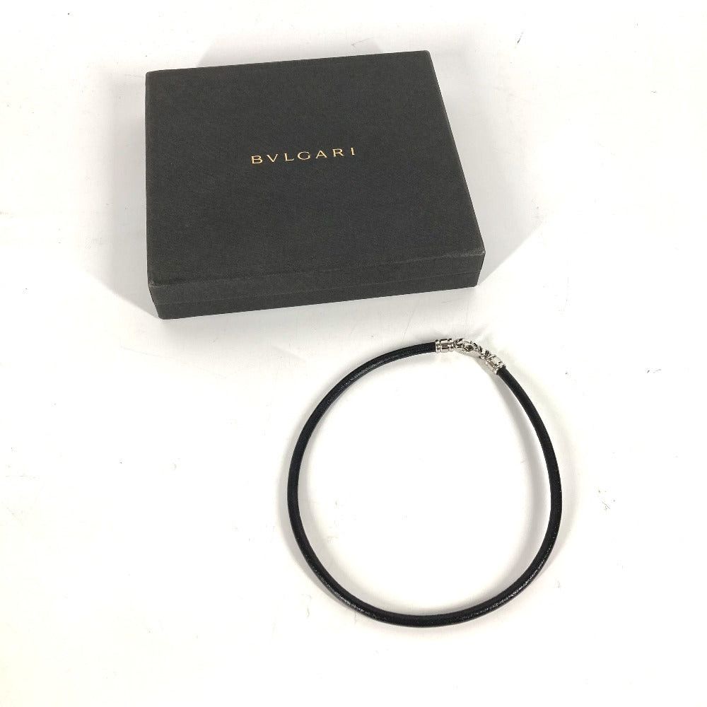 Bvlgari Bvlgari Logo Necklace Accessories Choker Leather Men Size ONE SIZE - 6 Thumbnail