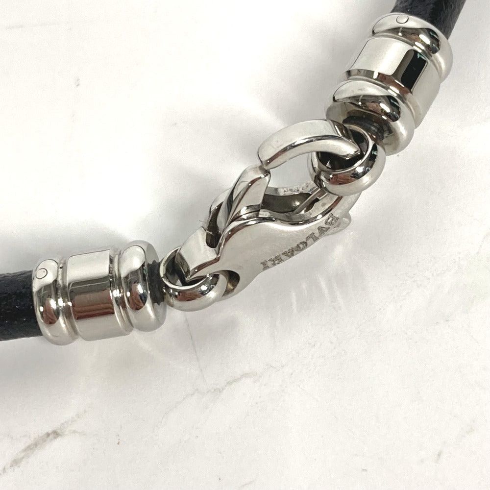 Bvlgari Bvlgari Logo Necklace Accessories Choker Leather Men Size ONE SIZE - 9 Thumbnail
