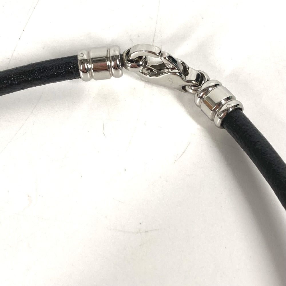 Bvlgari Bvlgari Logo Necklace Accessories Choker Leather Men Size ONE SIZE - 4 Thumbnail