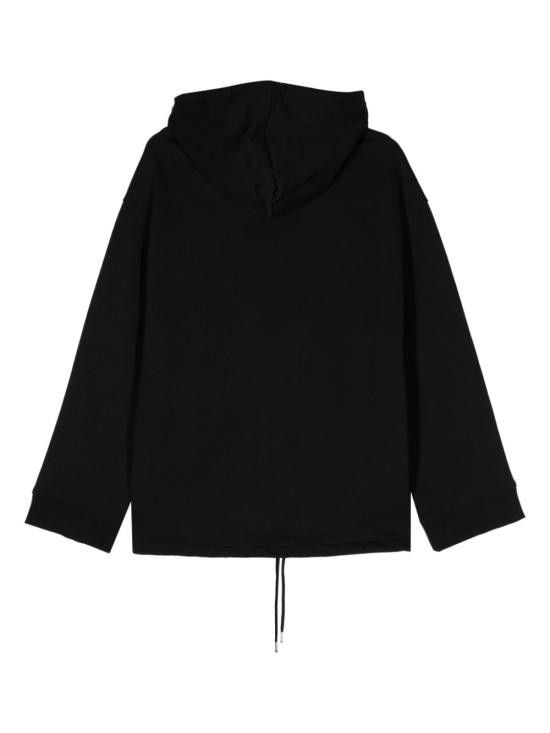 Courreges COURREGES Women Hoodies 124JHO029 JS01209999 Black Size L / US 10 / IT 46 - 2 Thumbnail