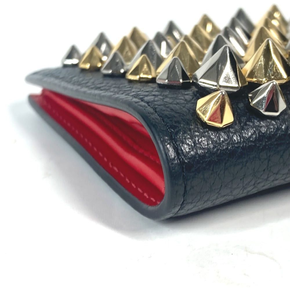 Christian Louboutin Christian Louboutin Studs Palos Wallet Compact Bi-Fold Leather Men Size ONE SIZE - 6 Thumbnail
