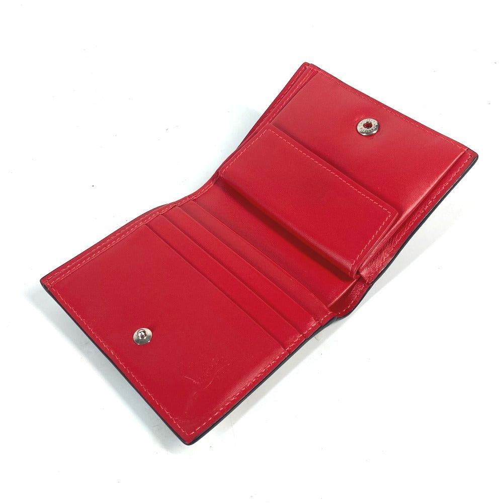 Christian Louboutin Christian Louboutin Studs Palos Wallet Compact Bi-Fold Leather Men Size ONE SIZE - 11 Thumbnail