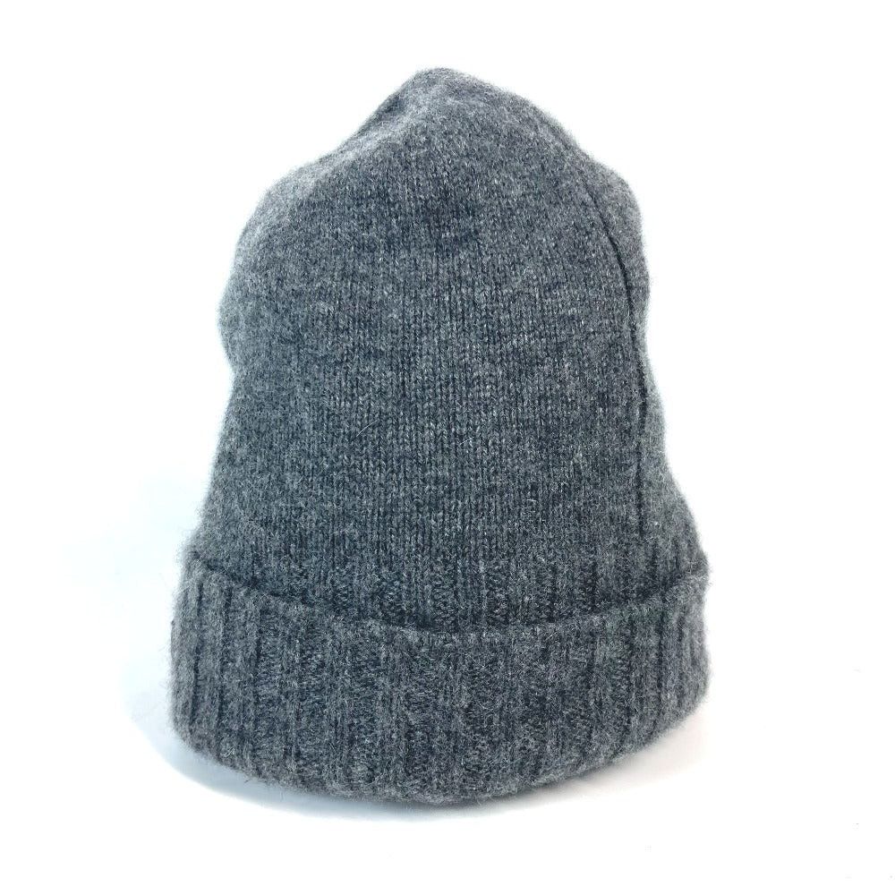 Saint Laurent Paris Saint Laurent Paris Leather Tag Logo Beanie Chapeau Knitted Hat Knit Cap Wool Men Size ONE SIZE - 2 Thumbnail