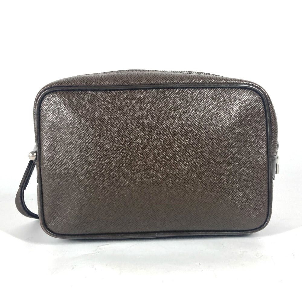 Louis Vuitton Louis Vuitton M30818 Taiga Yak Tail Hair With Straps Clutch Bag Zippered Carrying Case Leather Men Size ONE SIZE - 2 Thumbnail