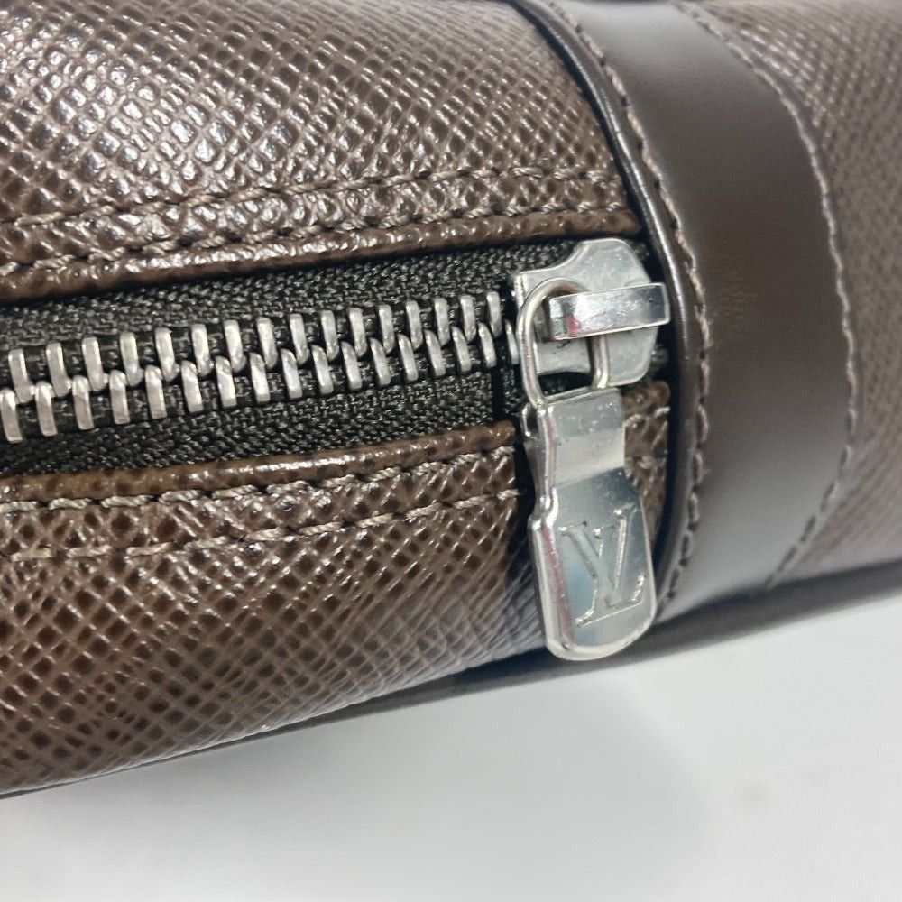 Louis Vuitton Louis Vuitton M30818 Taiga Yak Tail Hair With Straps Clutch Bag Zippered Carrying Case Leather Men Size ONE SIZE - 12 Thumbnail