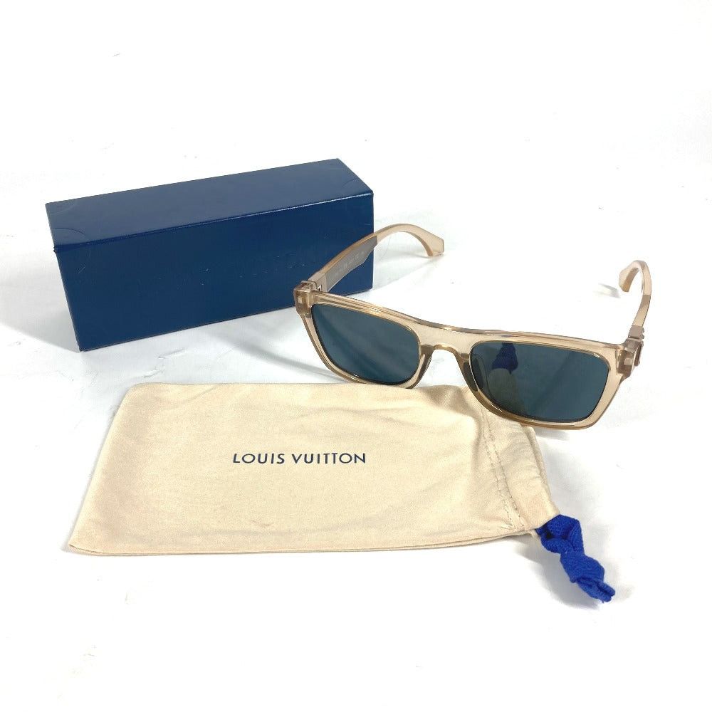 Louis Vuitton Louis Vuitton Z1186E Lv Rainbow Square Glasses Eyewear Sunglasses Plastic Men Beige Size ONE SIZE - 16 Thumbnail