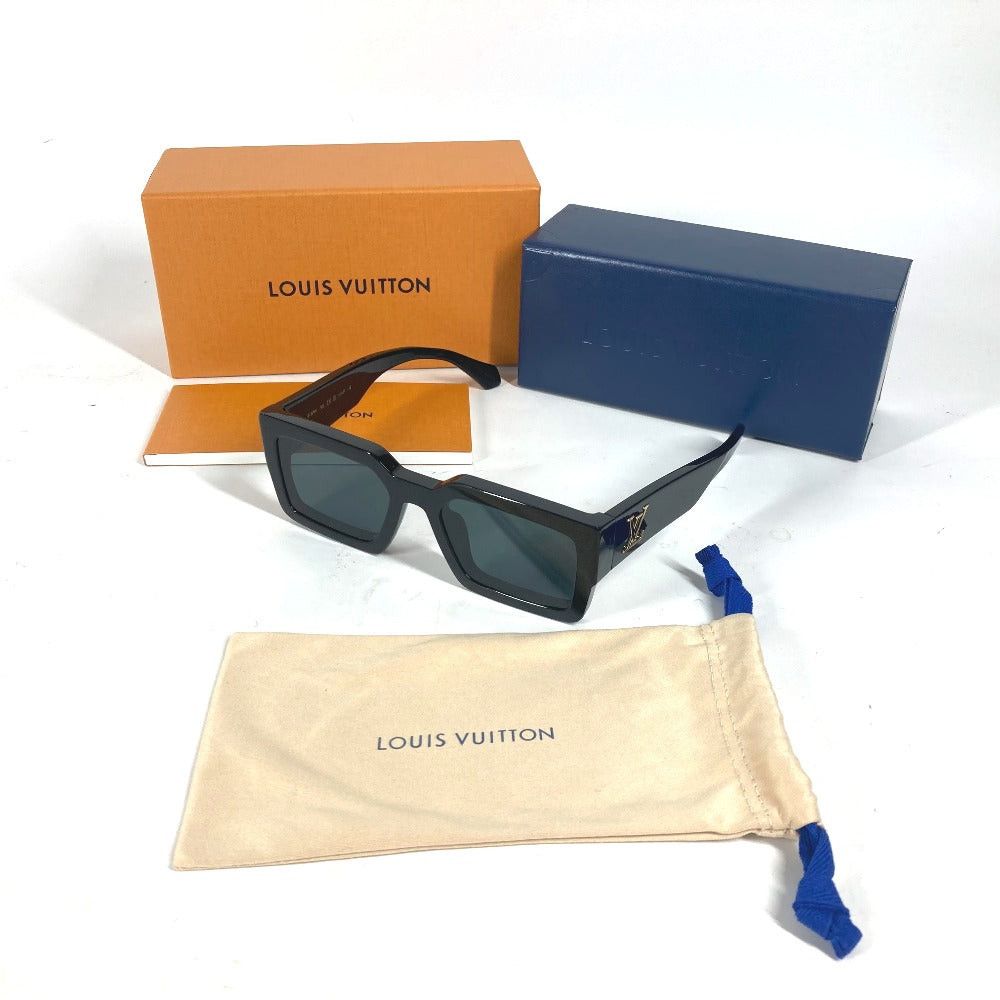 Louis Vuitton Louis Vuitton Z1579E Lv Logo Sunglasses Crash Square Glasses Eyewear Plastic Men Black Size ONE SIZE - 16 Thumbnail
