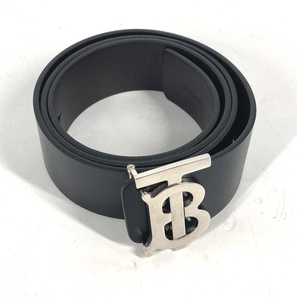 Burberry Burberry Tb Logo Accessories Courroies Leather Men Black Size ONE SIZE - 9 Thumbnail