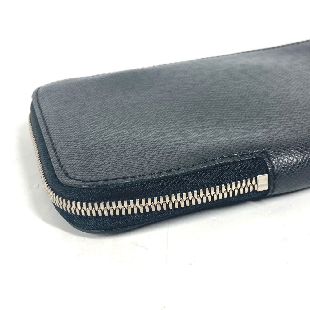 Louis Vuitton Louis Vuitton M30302 Taiga E.T.I. Cravat Necktie Case Pouch Sundries Leather Men Aldouise Black Size ONE SIZE - 7 Thumbnail