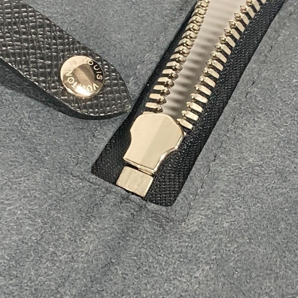 Louis Vuitton Louis Vuitton M30302 Taiga E.T.I. Cravat Necktie Case Pouch Sundries Leather Men Aldouise Black Size ONE SIZE - 15 Thumbnail