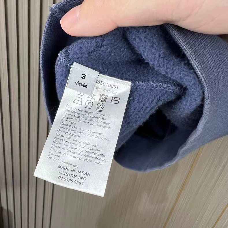 Visvim VisVim 24ss Jumbo blue dye wash hoodie Size US L / EU 52-54 / 3 - 6 Thumbnail