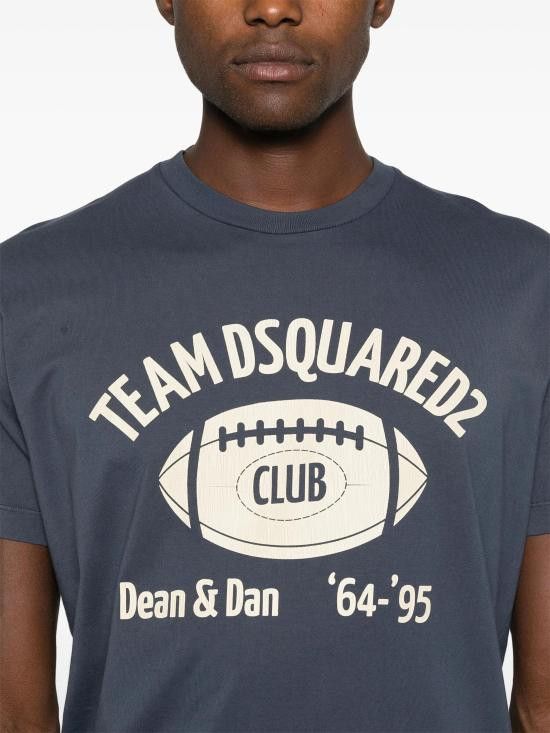 Dsquared2 DSQUARED2 Men T-Shirts S71GD1503D20035 486 BLUE Size US M / EU 48-50 / 2 - 4 Thumbnail