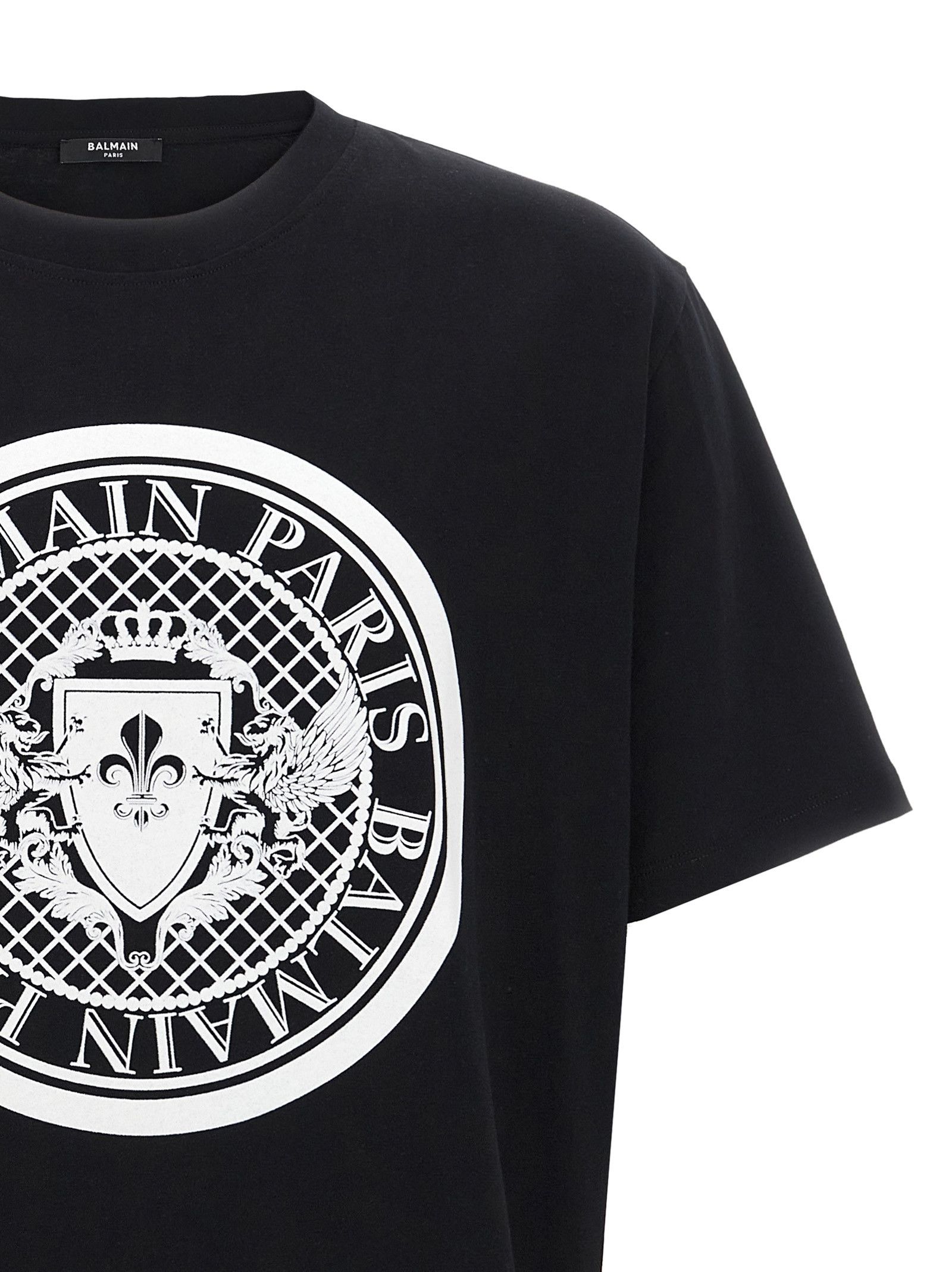 Balmain Velvet Logo T-Shirt Size US XL / EU 56 / 4 - 3 Thumbnail