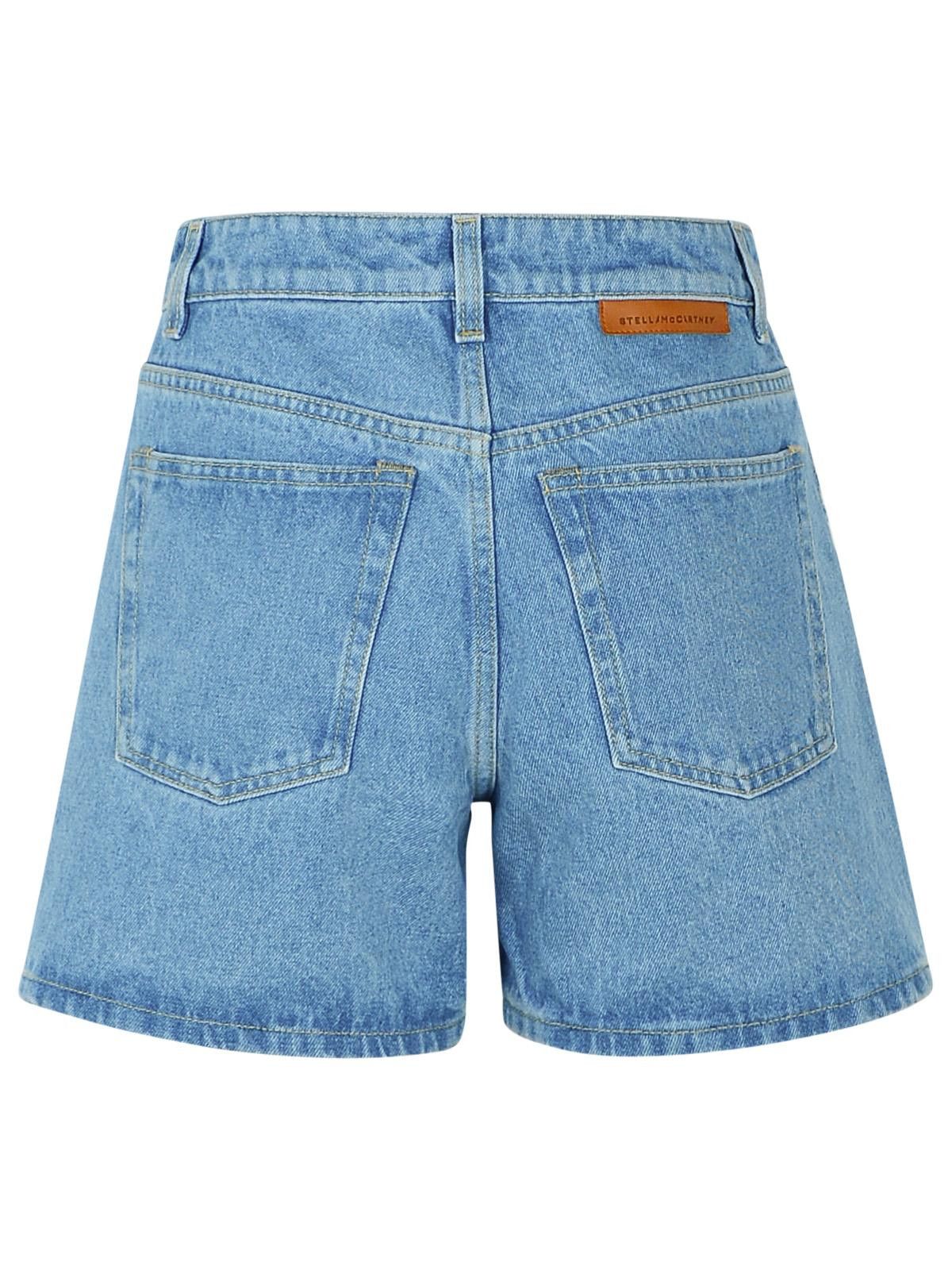 Stella McCartney STELLA McCARTNEY Light Blue Denim Shorts Size 26" / US 2 / IT 38 - 3 Thumbnail