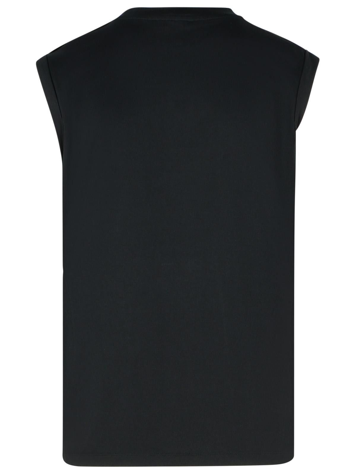 Balmain BALMAIN Black Cotton Tank Top Size L / US 10 / IT 46 - 3 Thumbnail