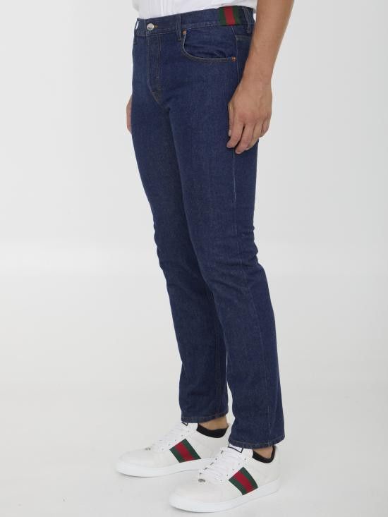 Gucci GUCCI Men Denim Pants 796474 BLUE Size US 30 / EU 46 - 2 Thumbnail