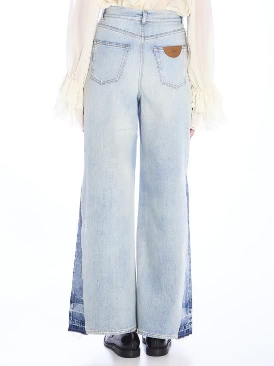 Chloe CHLOE Women Denim Pants CH24WDP02151 BLUE Size 28" / US 6 / IT 42 - 4 Thumbnail