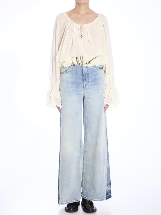 Chloe CHLOE Women Denim Pants CH24WDP02151 BLUE Size 28" / US 6 / IT 42 - 5 Thumbnail