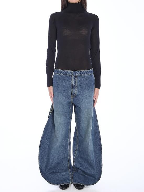 Alaia ALAIA Women Bodysuit Tops AA9B03026M894 BLACK Size XS / US 0-2 / IT 36-38 - 5 Thumbnail