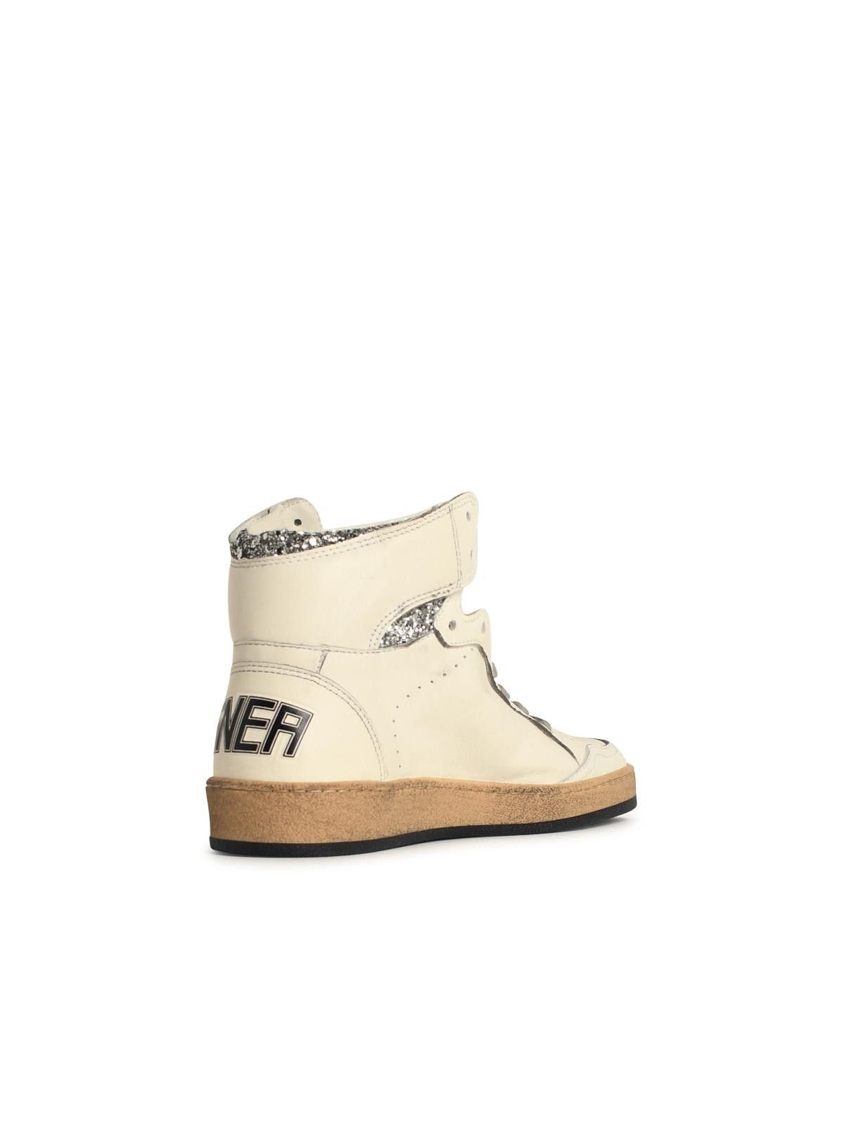 Golden Goose GOLDEN GOOSE 'Sky Star' White Leather Sneakers Size US 11 / IT 41 - 3 Thumbnail
