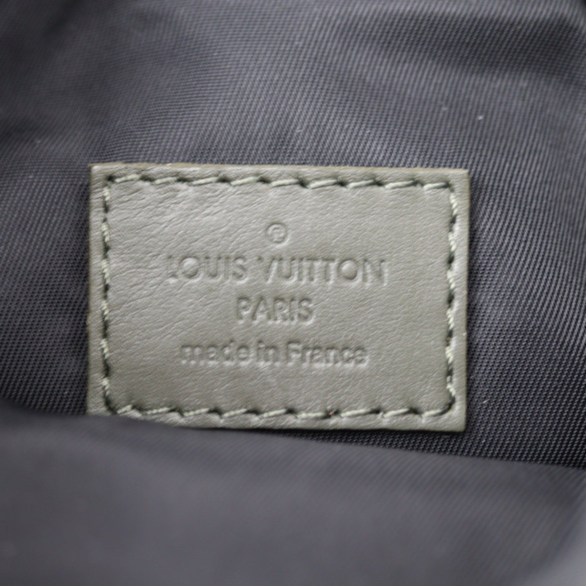 Louis Vuitton Louis Vuitton Chalk Sling Bag Monogram Shadow Shoulder M44634 Leather Khaki Black Crossbody Size ONE SIZE - 9 Thumbnail