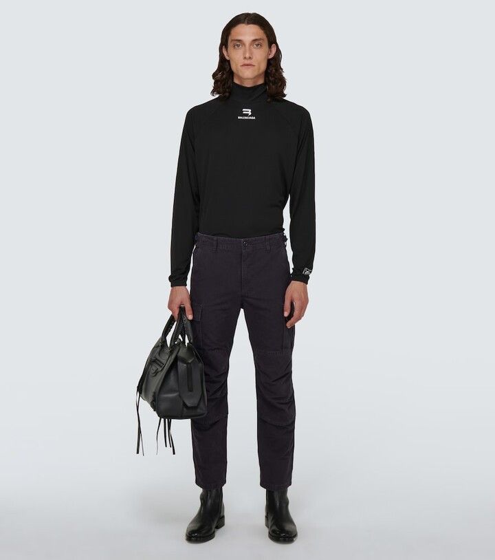 Balenciaga Sporty B Bike Jersey Top Size US XL / EU 56 / 4 - 2 Thumbnail