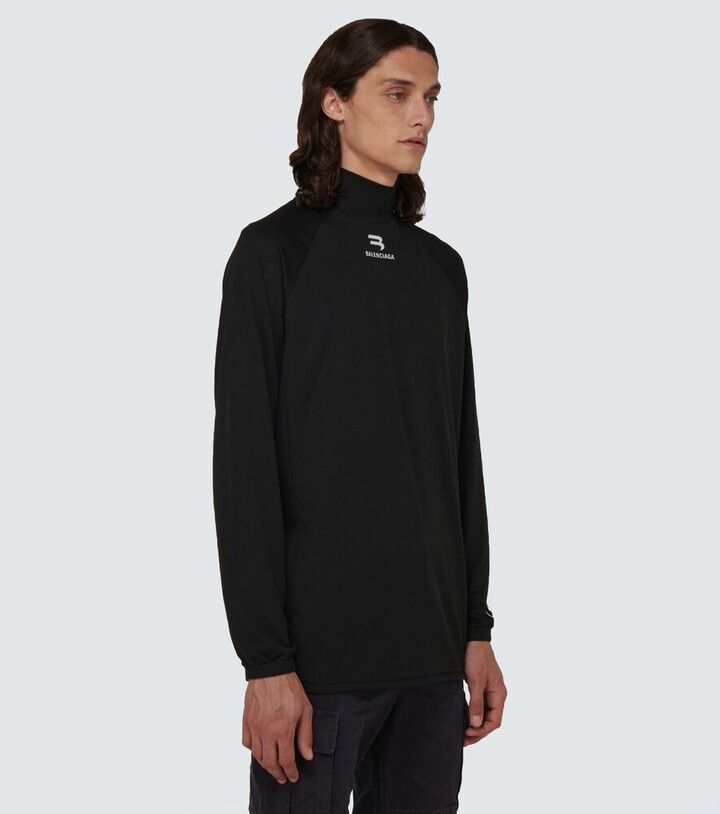 Balenciaga Sporty B Bike Jersey Top Size US XL / EU 56 / 4 - 3 Thumbnail